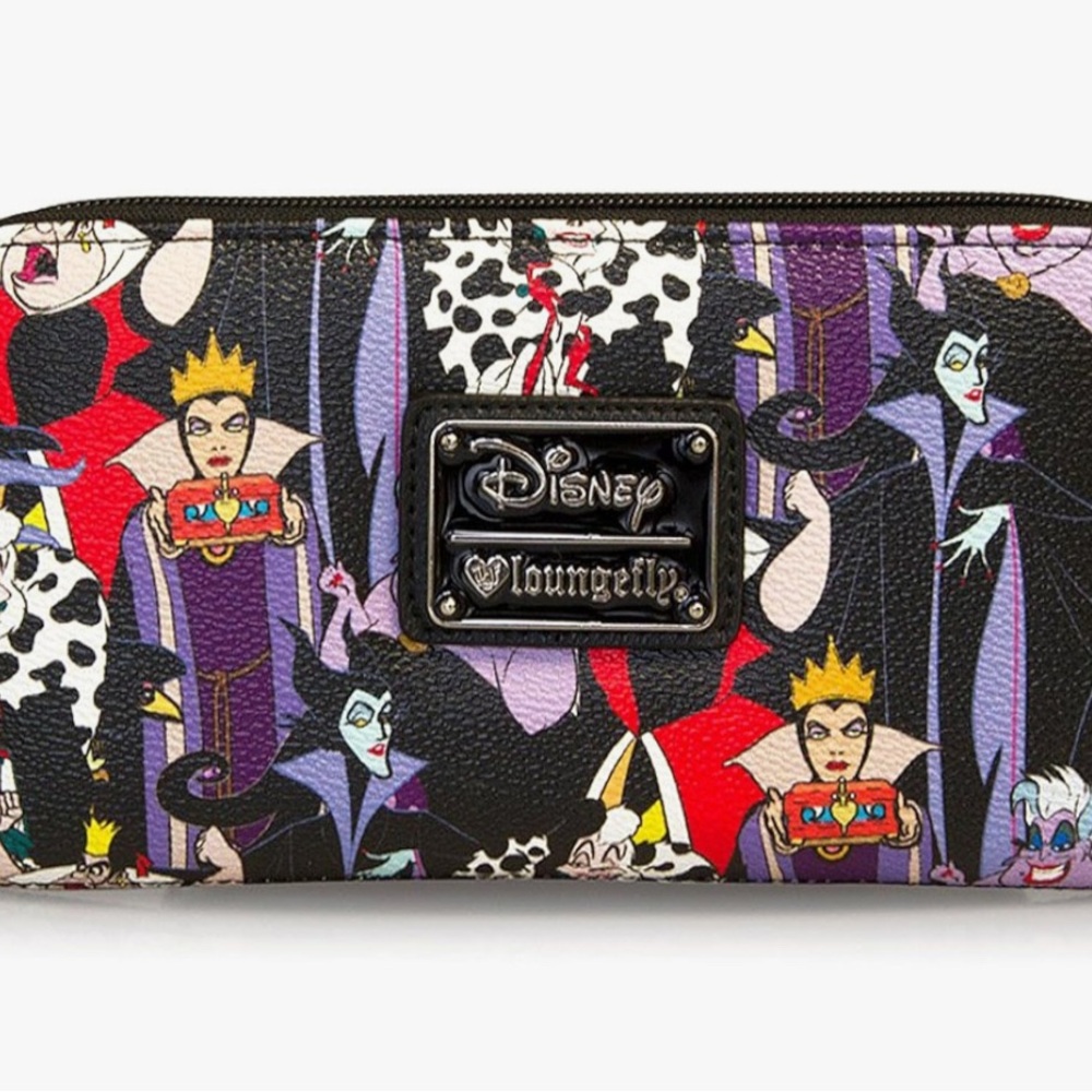Disney Loungefly Villains Pebble Wallet